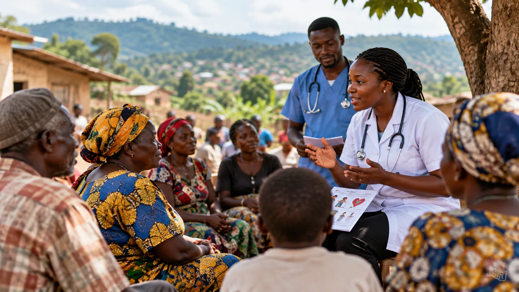 Sensibilisation sanitaire communautaire